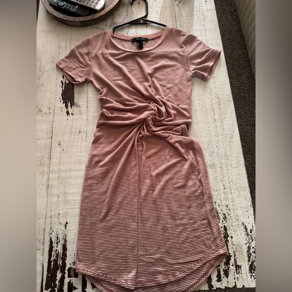 Striped T-shirt dress